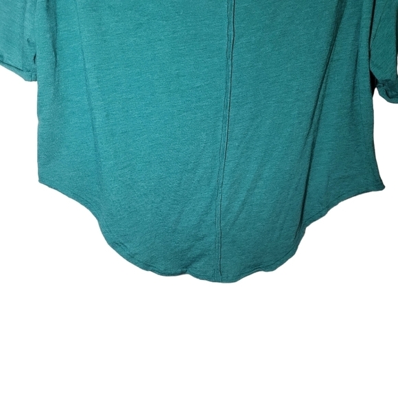 Free People Just Chill Slouchy Tee in Cypress Green in Small - Picture 10 of 12